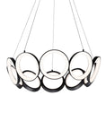 Load image into Gallery viewer, Oros Large LED Chandelier - Black Finish