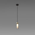 Load image into Gallery viewer, Osman Pendant - Matte Black/Brushed Brass Finish