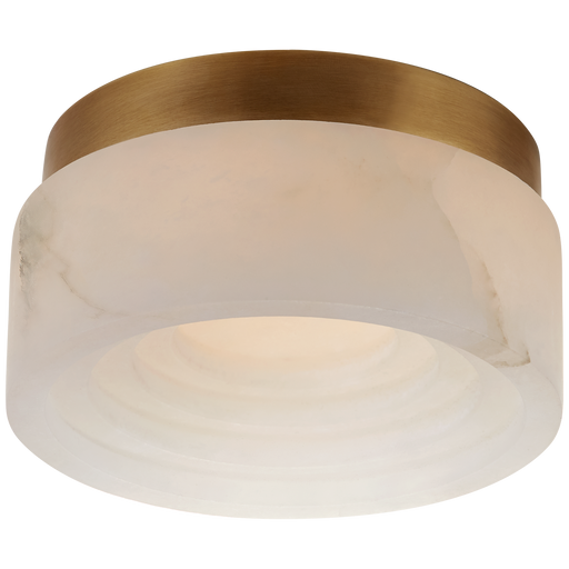 Otto Solitaire Flush Mount - Antique Burnished Brass