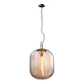 Load image into Gallery viewer, Large Pendant - Amber Glass