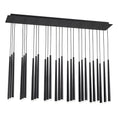 Load image into Gallery viewer, Pylon 27-Light Linear Chandelier - Nightshade Black Finish