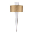 Load image into Gallery viewer, Palladian Crystal LED Wall Sconce - Gold Leaf Finish