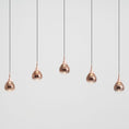 Load image into Gallery viewer, Paopao L5 LED Linear Multi Light Pendant - Copper Finish