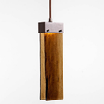 Load image into Gallery viewer, Parallel Glass LED Pendant - Bronze Granite/Flat Bronze