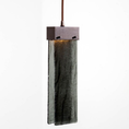 Load image into Gallery viewer, Parallel Glass LED Pendant - Smoke Granite/Flat Bronze