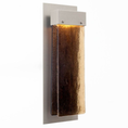 Load image into Gallery viewer, Parallel Glass LED Wall Sconce - Bronze Granite/Metallic Beige Silver