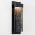 Load image into Gallery viewer, Parallel Glass LED Wall Sconce Smoke Granite/Matte Black
