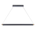 Load image into Gallery viewer, Pavilion LED Linear Suspension - Black/Aged Brass Finish