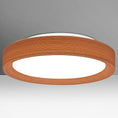 Load image into Gallery viewer, Pella 16" LED Flushmount Ceiling Light Cherry/Opal Matte