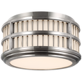 Load image into Gallery viewer, Perren Small Flush Mount - Polished Nickel Finish