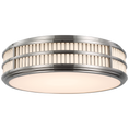 Load image into Gallery viewer, Perren Large Flush Mount - Polished Nickel Finish