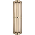 Load image into Gallery viewer, Perren Medium Wall Sconce - Natural Brass Finish
