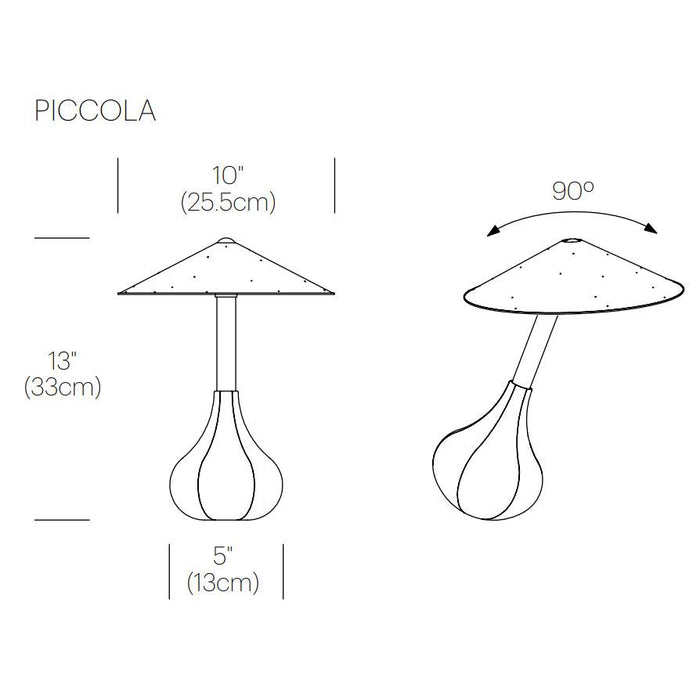 Piccola Table Lamp - Diagram