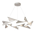 Load image into Gallery viewer, Plume LED Chandelier - Vintage Platinum Finish