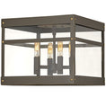 Load image into Gallery viewer, Porter Outdoor Flush Mount - Oil Rubbed Bronze Finish