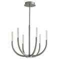 Load image into Gallery viewer, Presto LED Chandelier - Satin Nickel Finish