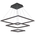 Load image into Gallery viewer, Quad 3 Tier LED Pendant - Bronze