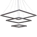 Load image into Gallery viewer, Quad 3 Tier LED Pendant - Bronze