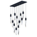 Load image into Gallery viewer, Quartz 12-Light Pendant - Black