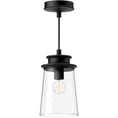 Load image into Gallery viewer, Quincy Outdoor Pendant - Black Finish