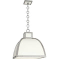 Load image into Gallery viewer, Ranger Pendant - Glossy White/Polished Nickel