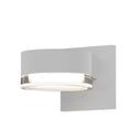 Load image into Gallery viewer, Reals Cylinder Outdoor Wall Sconce - Textured White / Clear Cylinder / Downlight