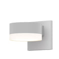 Load image into Gallery viewer, Reals Cylinder Outdoor Wall Sconce - Textured White / White Cylinder / Downlight