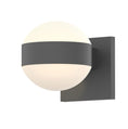 Load image into Gallery viewer, Reals Dome Up/Down Light Outdoor Wall Sconce - Textured Gray