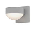 Load image into Gallery viewer, Reals Plate/Dome Outdoor Wall Sconce - Textured White