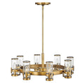 Load image into Gallery viewer, Reeve Medium Chandelier - Heritage Brass Finish