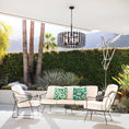 Load image into Gallery viewer, Reid Outdoor Drum Pendant - Display