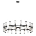 Load image into Gallery viewer, Revolve 48" Double Chandelier - Urban Bronze Finish