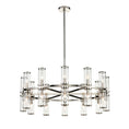 Load image into Gallery viewer, Revolve 33" Double Chandelier - Polished Nickel Finish