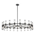 Load image into Gallery viewer, Revolve 61" Double Chandelier - Urban Bronze Finish
