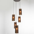 Load image into Gallery viewer, Rimelight Multipoint Pendant Light - Metallic Beige Silver/Bronze Granite