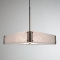 Load image into Gallery viewer, Rimelight Square Chandelier - Flat Bronze/Frosted