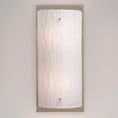 Load image into Gallery viewer, Rimelight Small Wall Sconce - Satin Nickel Finish Frosted Glass
