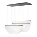 Load image into Gallery viewer, Rinkle LED Linear Pendant - Brushed Gunmetal Finish