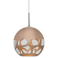 Load image into Gallery viewer, Rocky Pendant Light Copper/Satin Nickel