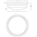 Load image into Gallery viewer, Roderick 10-Inch Flush Mount - Diagram