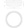Load image into Gallery viewer, Roderick 13-Inch Flush Mount - Diagram