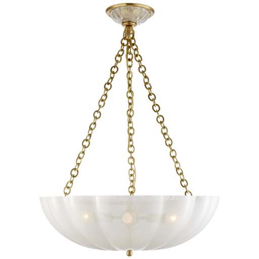 Rosehill Large Chandelier - Hand-Rubbed Antique Brass
