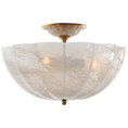 Load image into Gallery viewer, Rosehill Medium Semi-Flush Mount - Hand-Rubbed Antique Brass