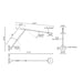 Rotaire Swing Arm LED Wall Sconce - Diagram