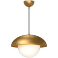 Load image into Gallery viewer, Rubio Large Pendant - Aged Gold Finish