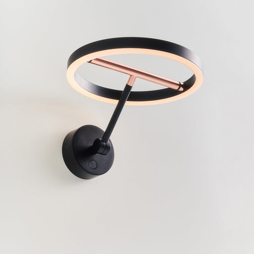 SOL LED Wall Sconce - Black/Copper Finish