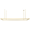 Load image into Gallery viewer, Stagger Halo 84 Linear Suspension - Natural Brass Finish