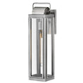 Load image into Gallery viewer, Sag Harbor Large Outdoor Wall Sconce - Antique Brushed Aluminum Finish