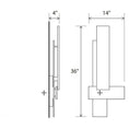Load image into Gallery viewer, Sedo LED Sconce - Diagram