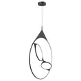 Load image into Gallery viewer, Serif Large LED Pendant - Black Finish